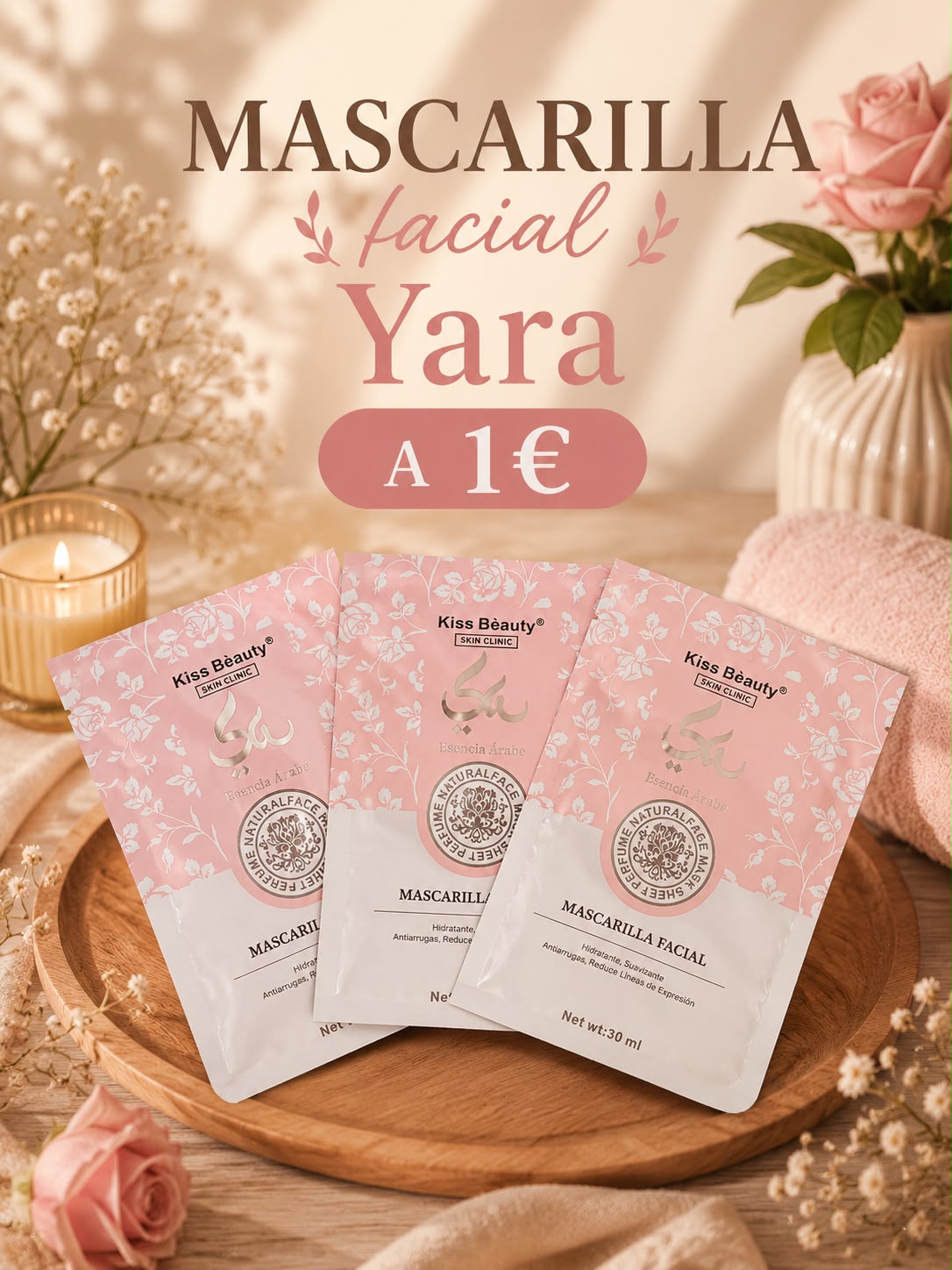 Mascarilla Facial Yara Kiss Beauty