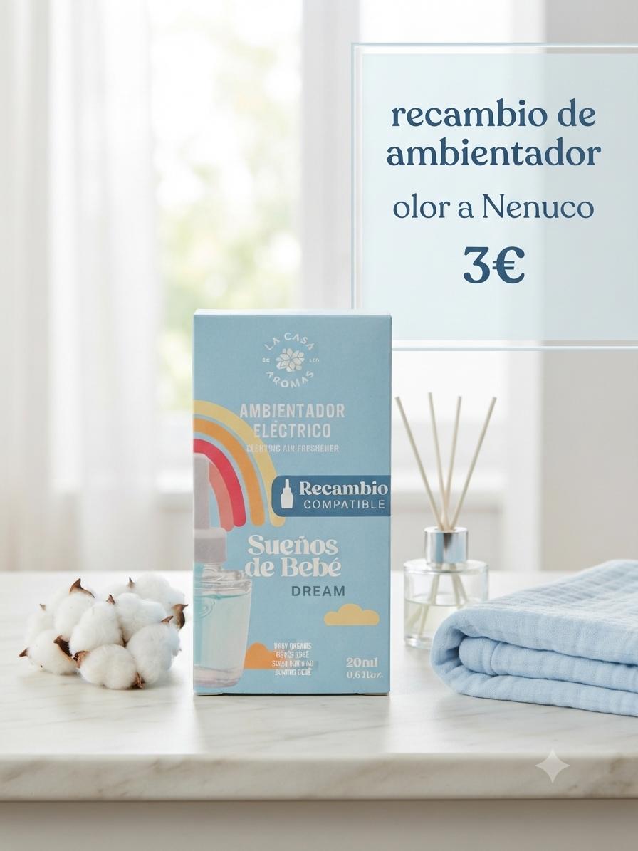 Recambio ambientador Sueños de Bebé La Casa de los Aromas 20ml