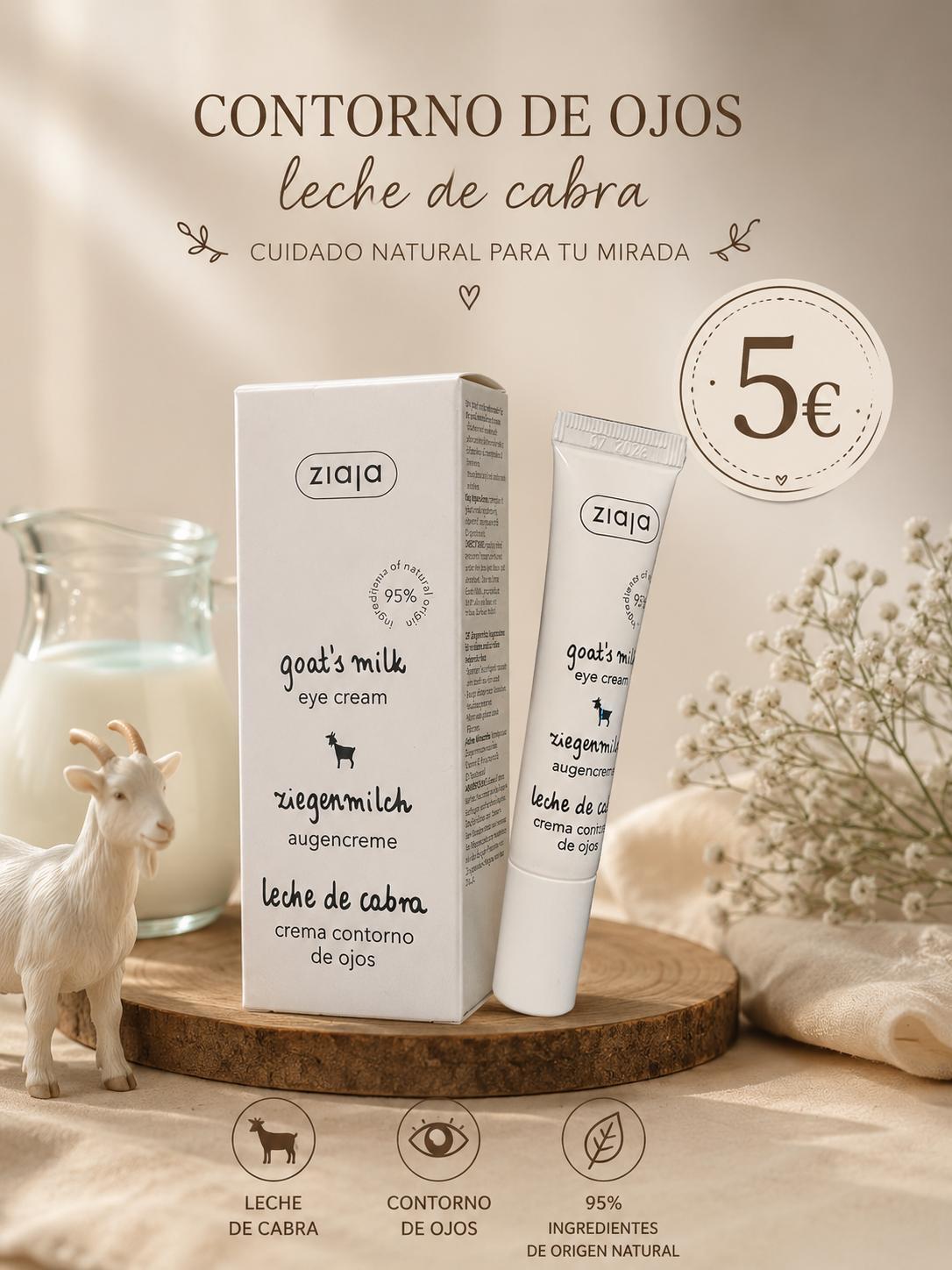 Contorno de Ojos Leche de Cabra - Ziaja