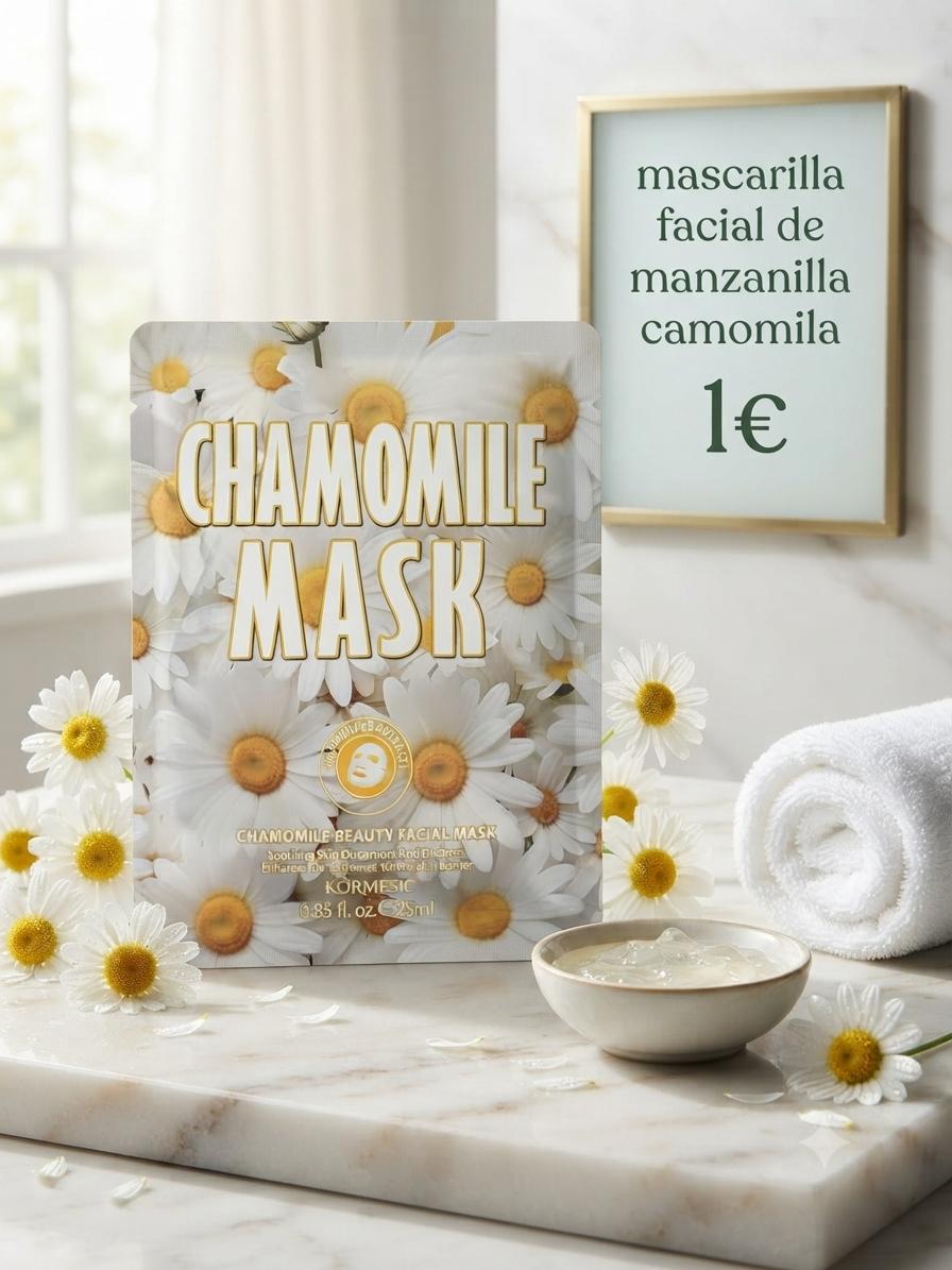 Mascarilla facial de manzanilla Chamomile Mask Kormesic