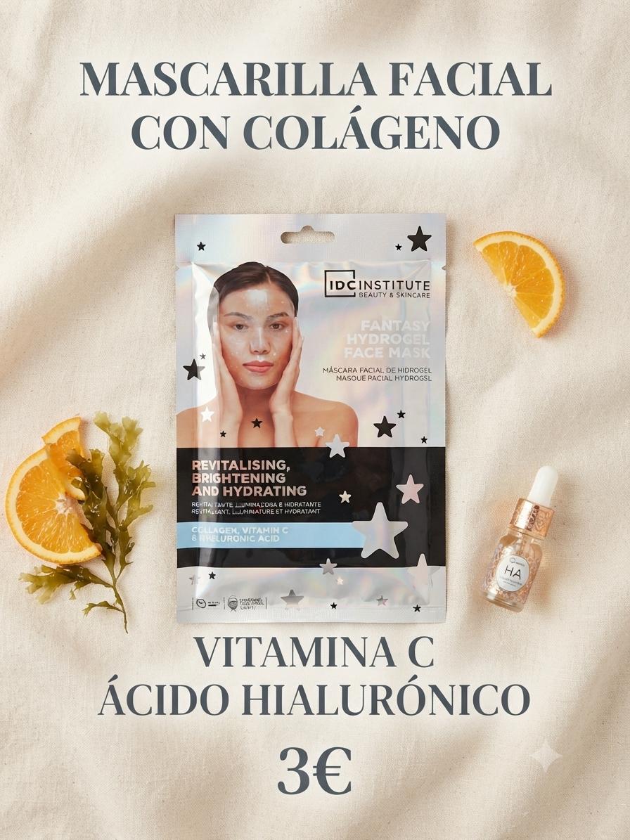 Mascarilla facial con colágeno IDC Institute Fantasy Hydrogel