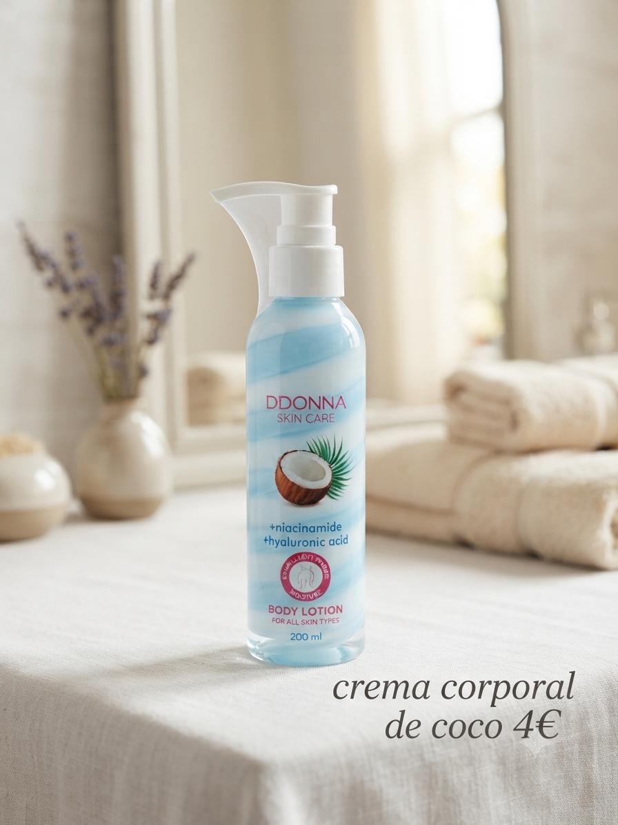 Crema corporal de coco DDonna Skin Care Body Lotion 200ml
