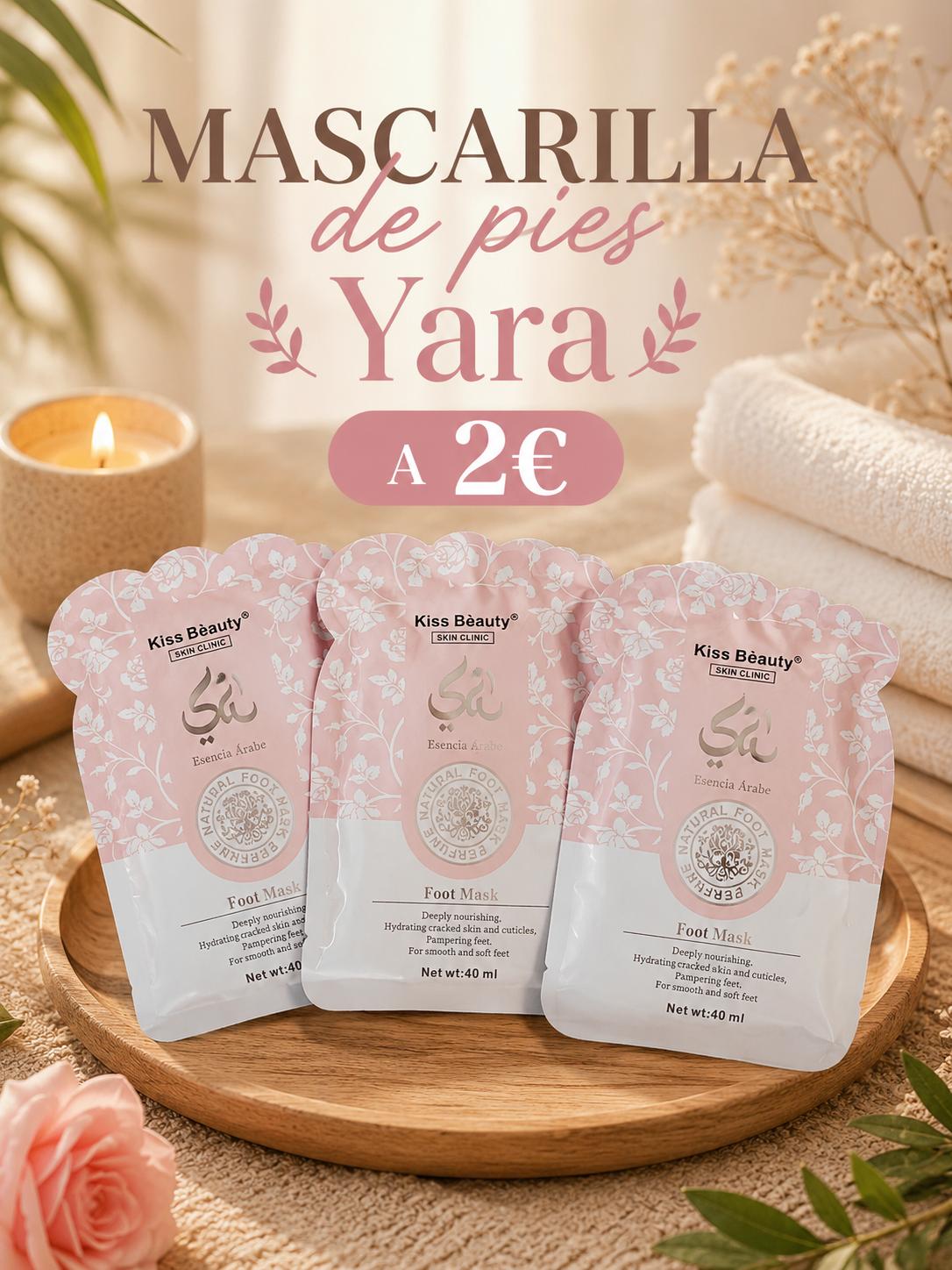 Mascarilla de Pies Yara Kiss Beauty