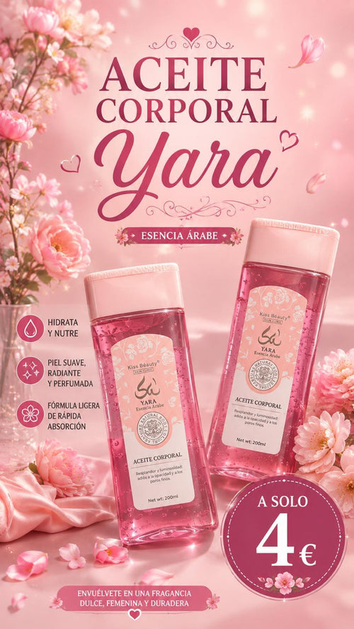Exfoliante Corporal Yara Esencia Árabe Kiss Beauty